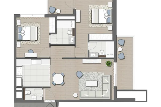 2 bedroom apartment