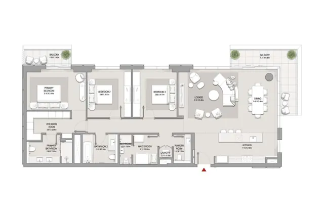 3 bedroom apartment