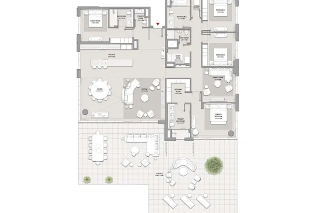 4 bedroom apartment