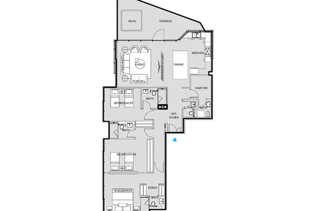 3 bedroom apartment