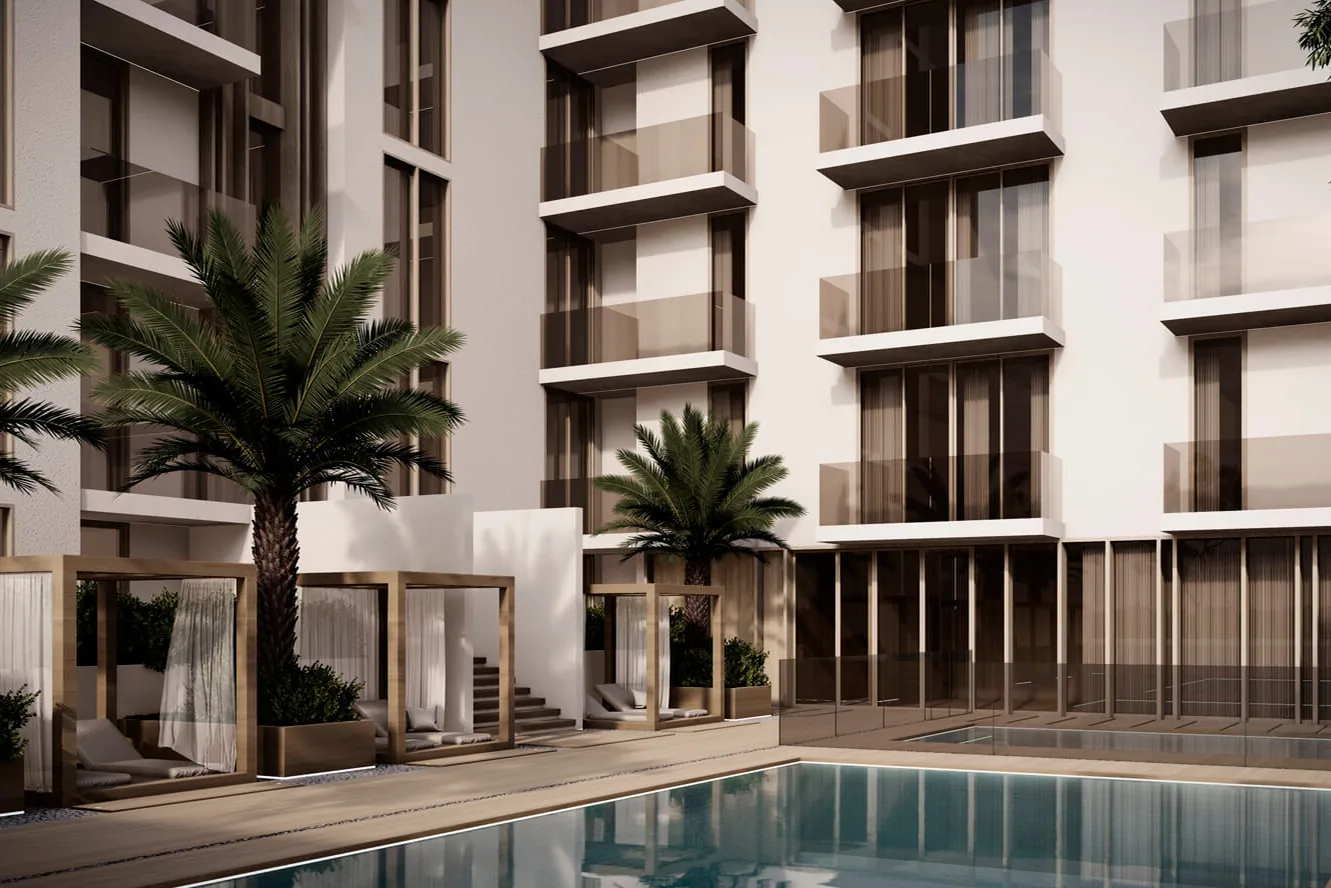 Swimming pool and gym