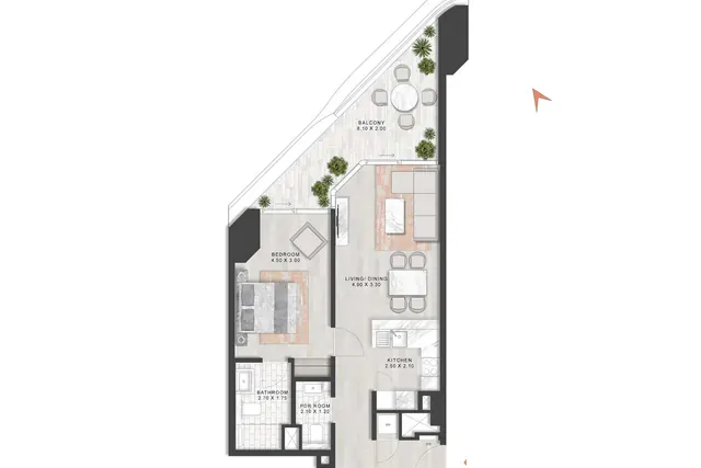 1 bedroom