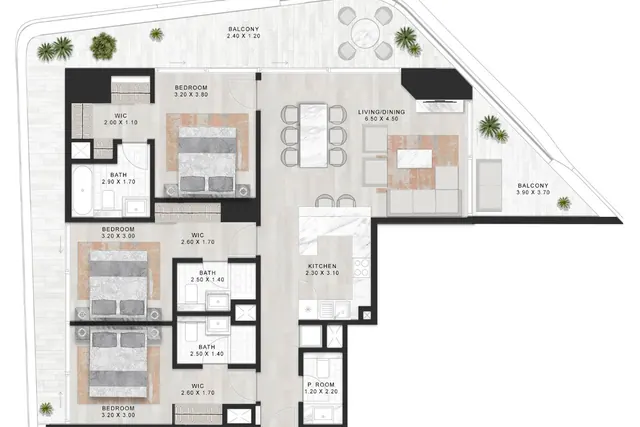 3 bedroom