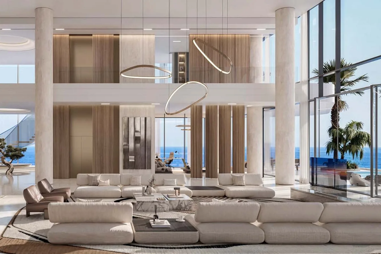 Spacious residences with terraces and balconies
