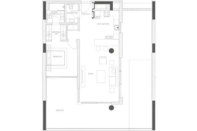 1 bedroom apartment