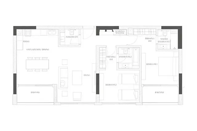 2 bedroom apartment