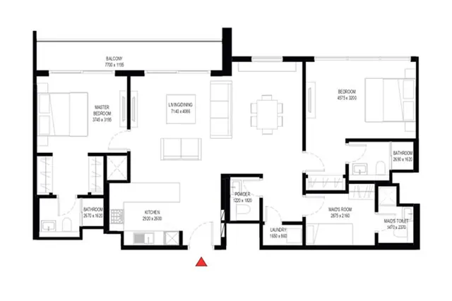 2 Bedroom