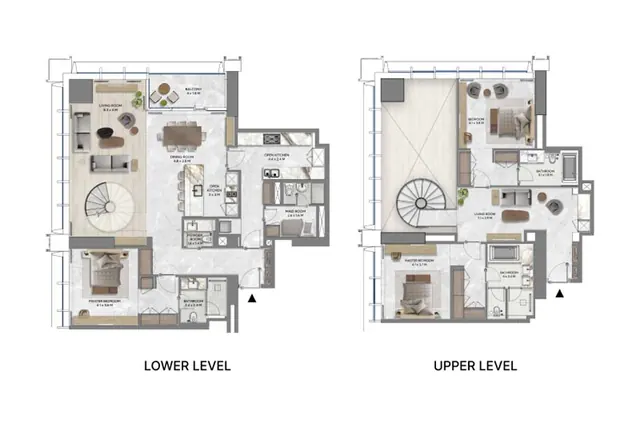 3 bedroom Duplex apartment