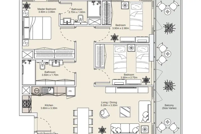 3 bedroom