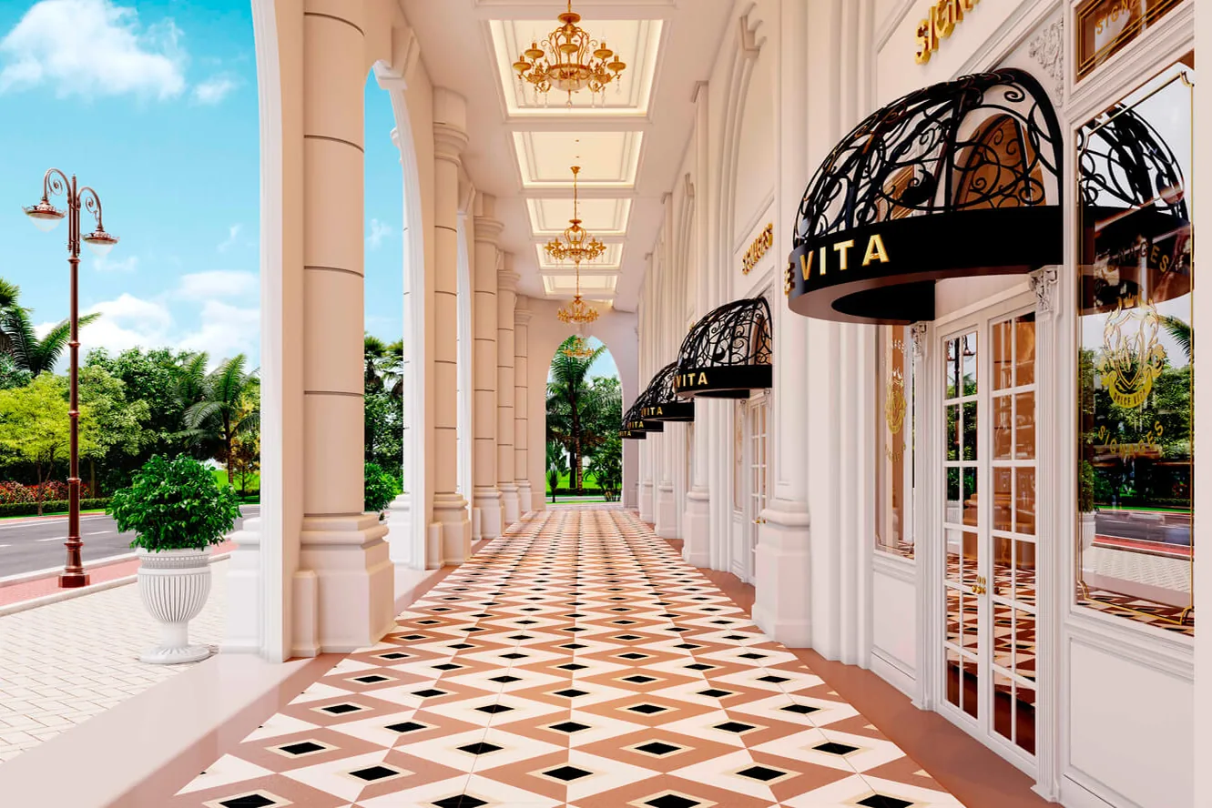 Experience Milan-style shopping gallery