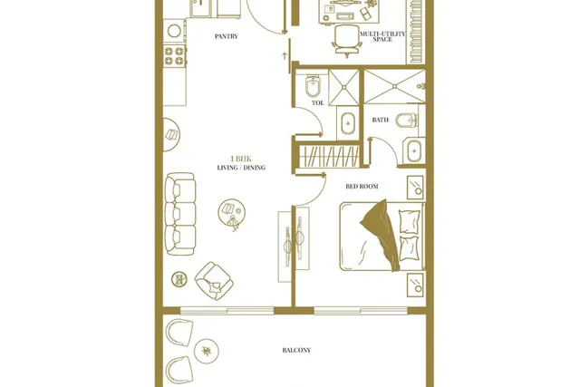Imperial, 1 bedroom