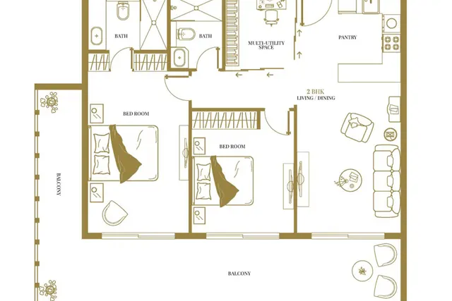 2 bedroom