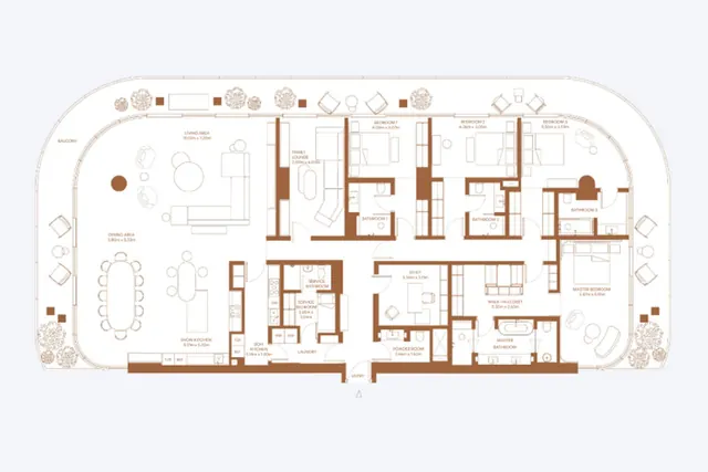 4 bedroom apartment