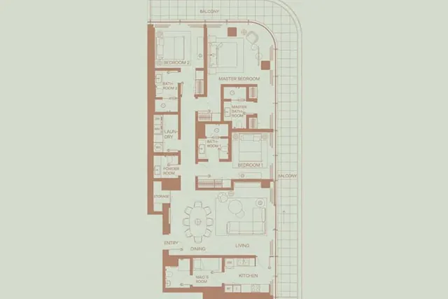 3 bedroom apartment