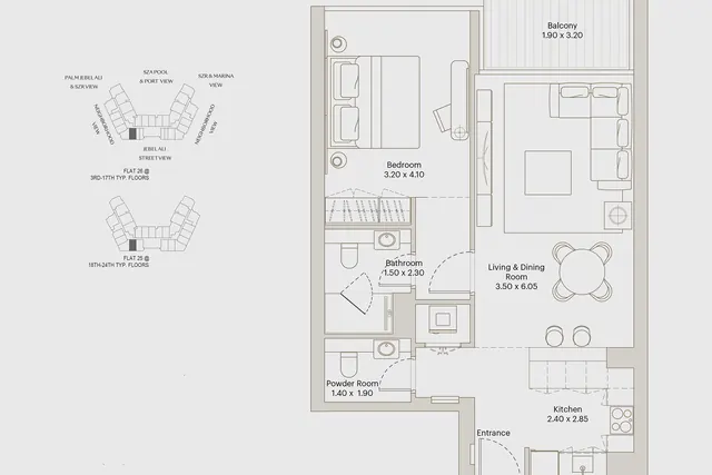 1 bedroom apartment