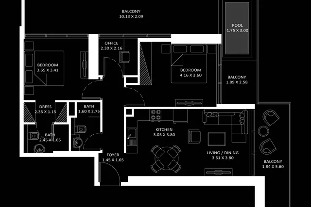 2 bedroom