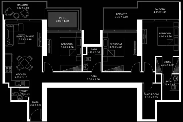 3 bedroom