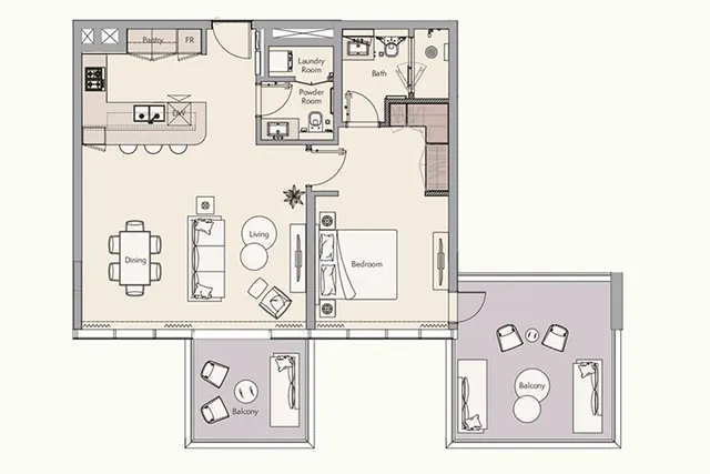1 bedroom