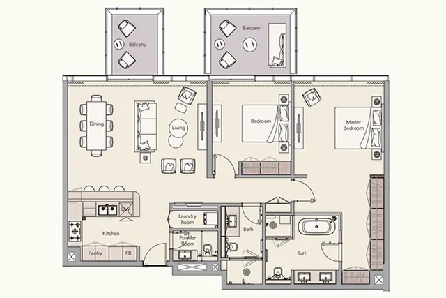 2 bedroom