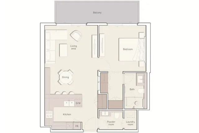 1 bedroom