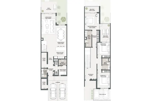 3 bedroom Townhouses