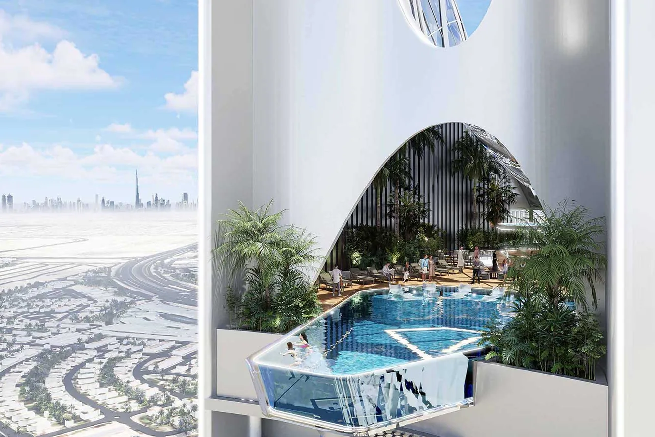 Luxurious aqua zones and rooftop pool