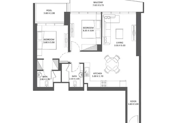 2 bedroom