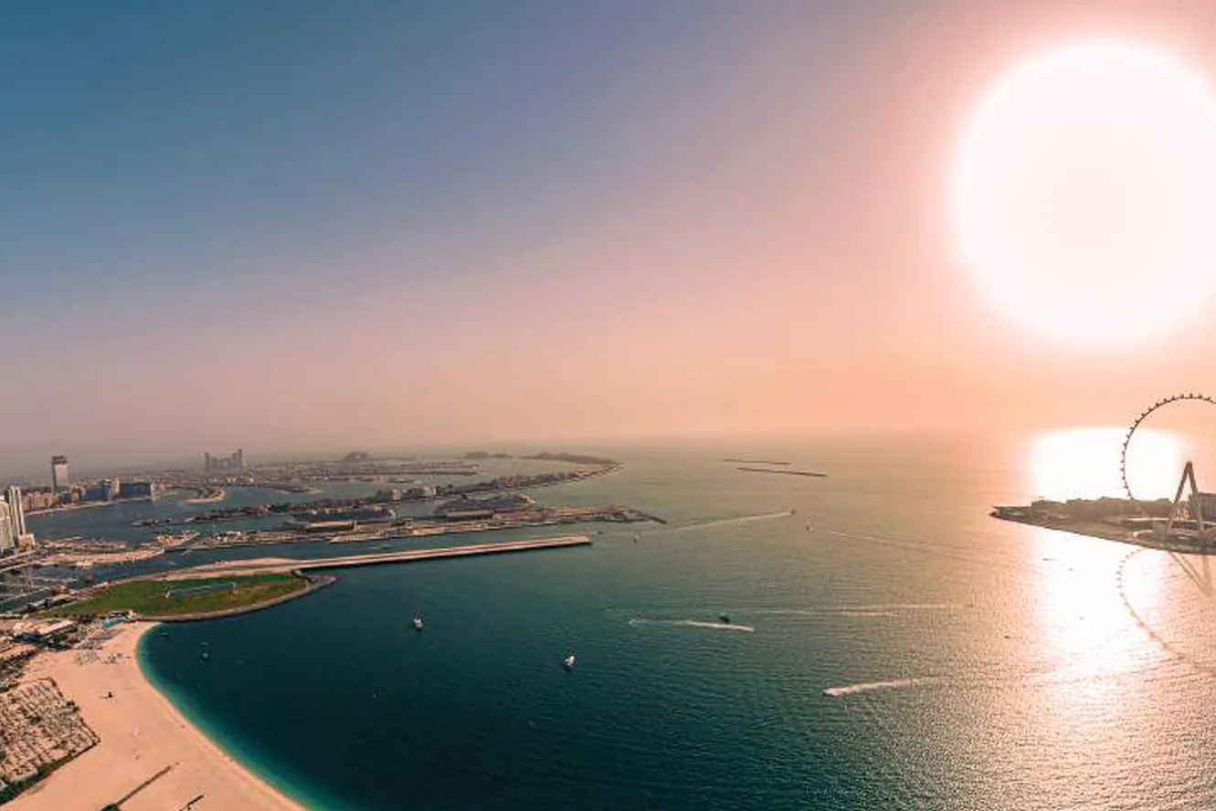 Private beach and beach club