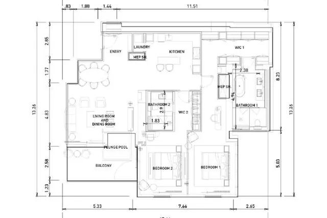 2 bedroom