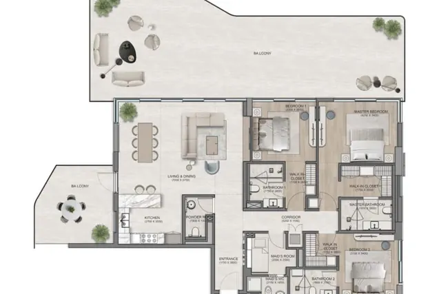 3 bedroom apartment