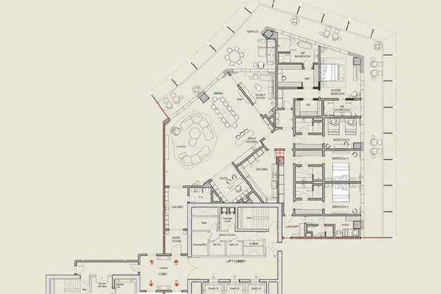 4 bedroom apartment