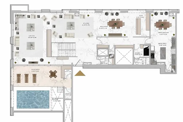 5 bedroom Duplex apartment