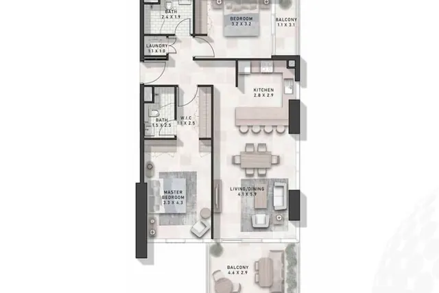 2 bedroom