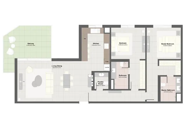 2 bedroom apartment