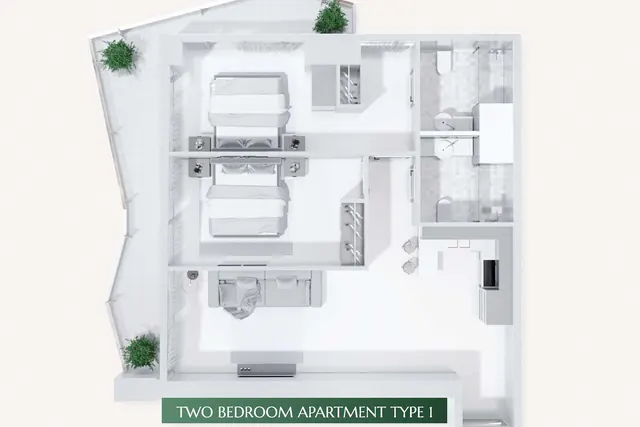2 bedroom