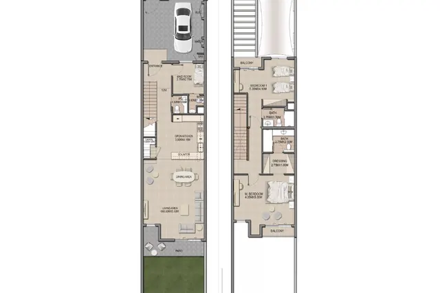 2 bedroom Townhouse