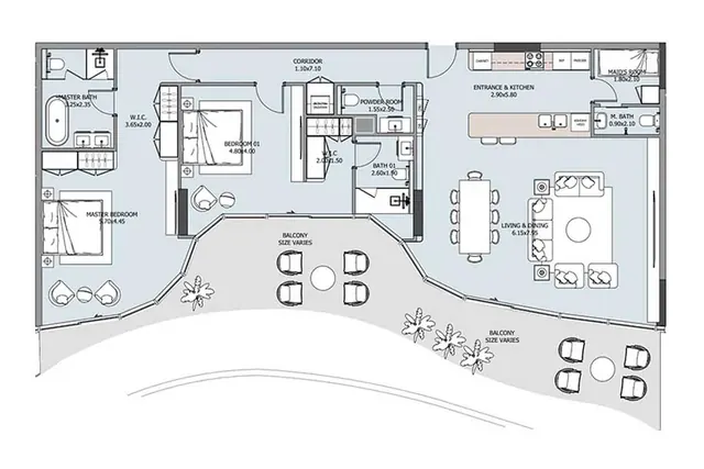 2 bedroom apartment