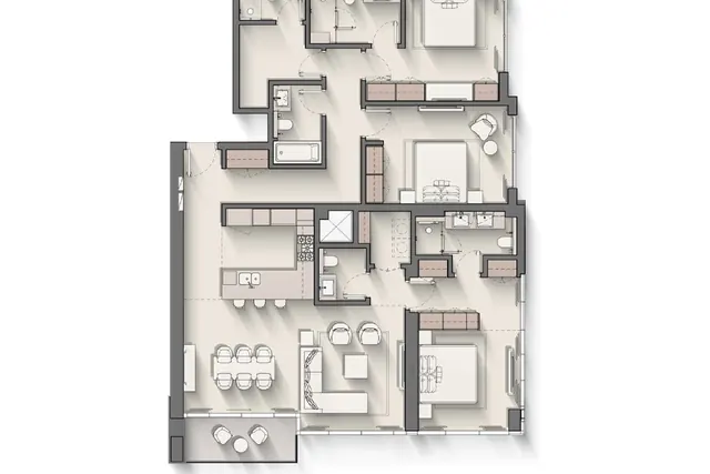 3 bedroom apartment