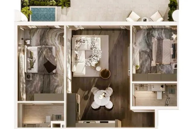2 bedroom apartment