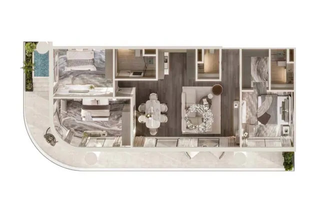3 bedroom apartment