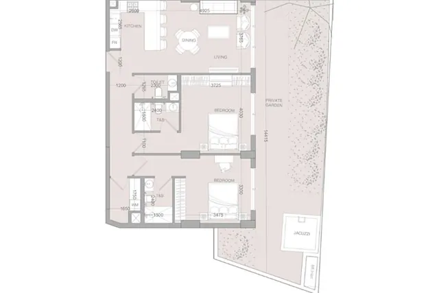 2 bedroom apartment