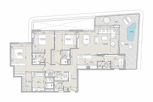 3 bedroom apartment