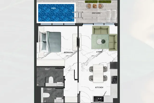 1 bedroom
