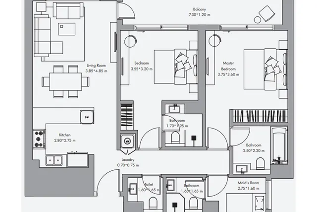 2 bedroom