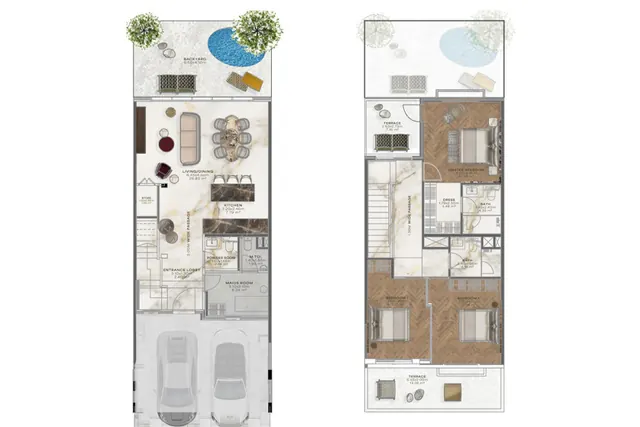 3 bedroom Townhouse, middle