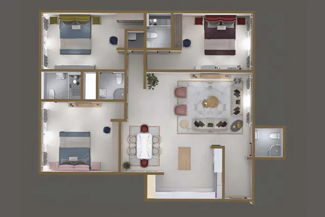 3 bedroom apartment