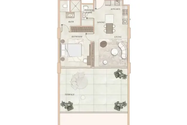 1 bedroom apartment