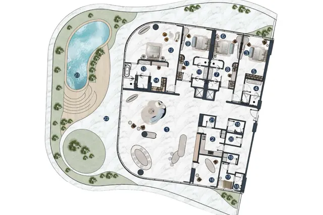 4 bedroom Penthouse