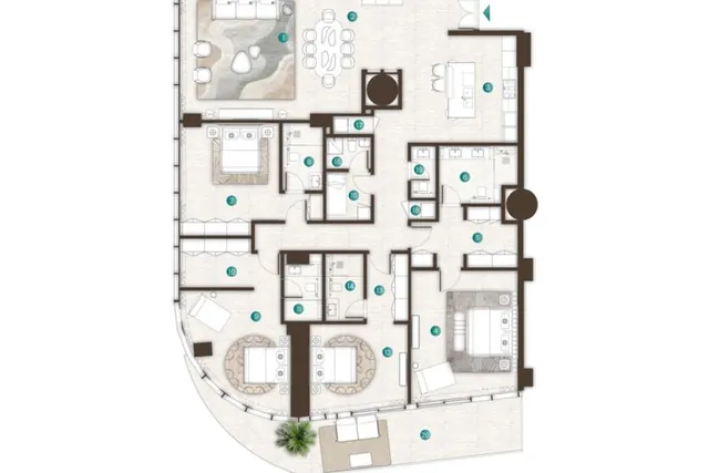 4 bedroom apartment