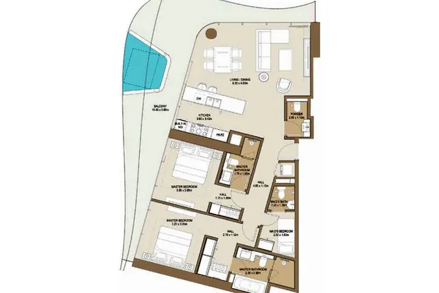 2 bedroom apartment